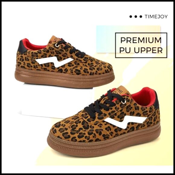 Platform Sneakers Low Top Gum Sole Casual Walking Shoes Women's - Picture 5 of 7